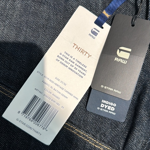 NWT. G-Star denim jeans - Picture 3 of 8